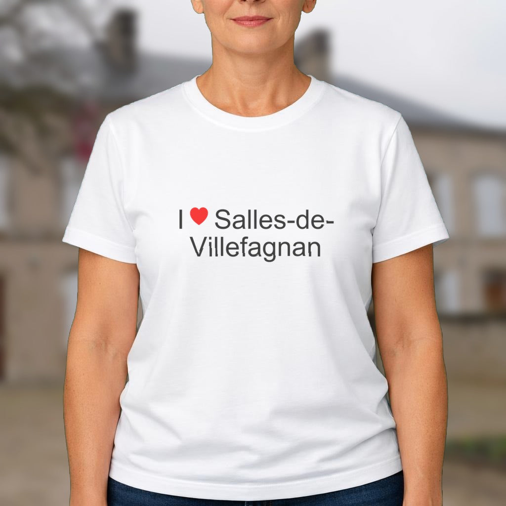 T-shirt I love salles-de-villefagnan