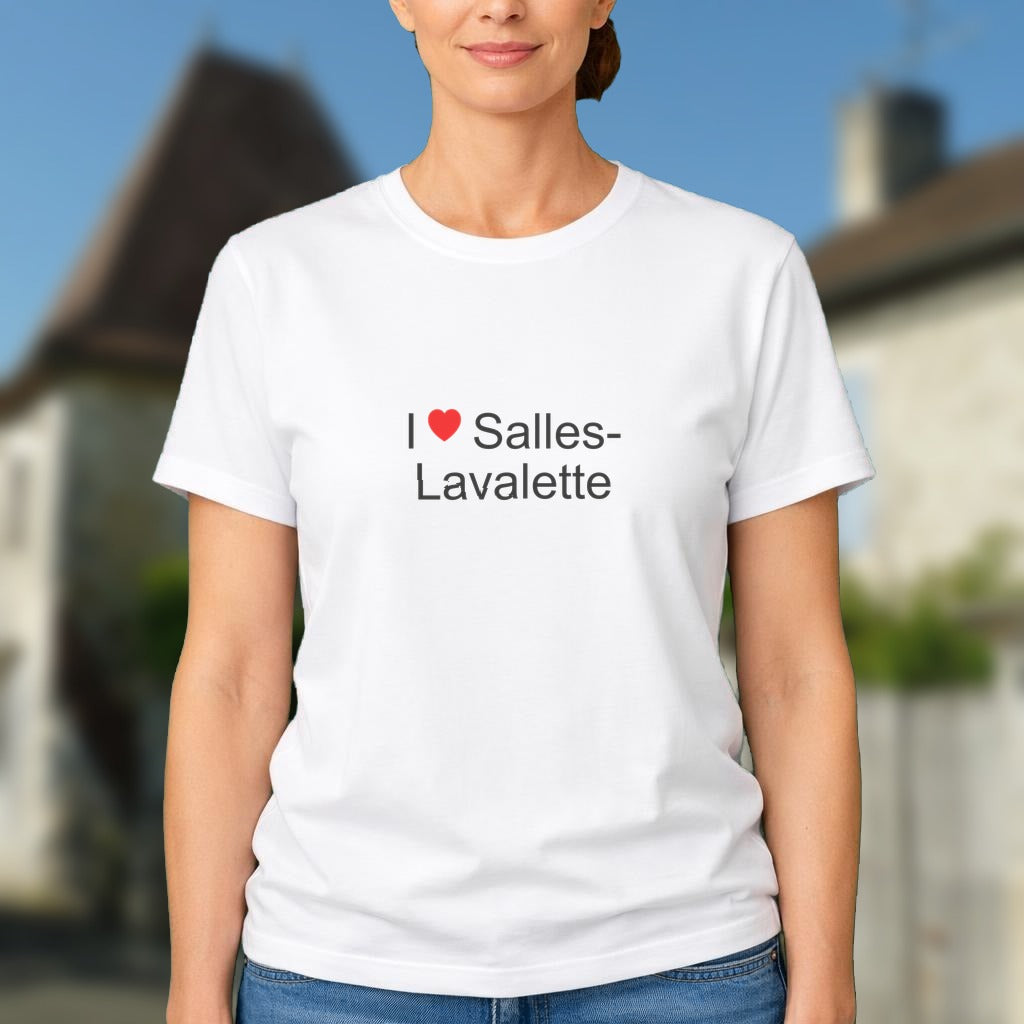 T-shirt I love salles-lavalette