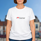 T-shirt I love samer