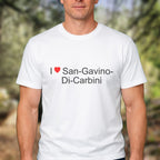T-shirt I love san-gavino-di-carbini