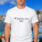 T-shirt I love sanary-sur-mer