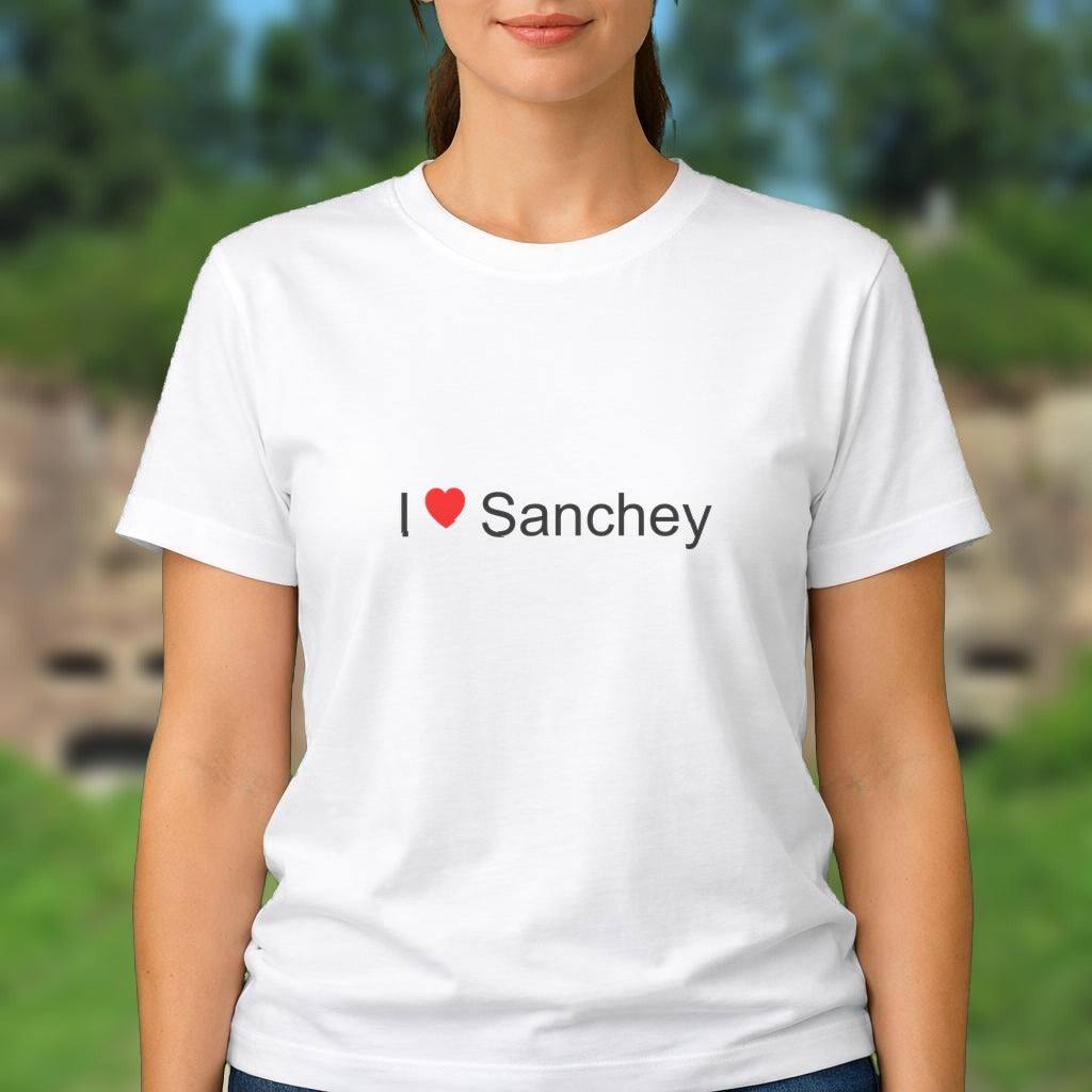 T-shirt I love sanchey