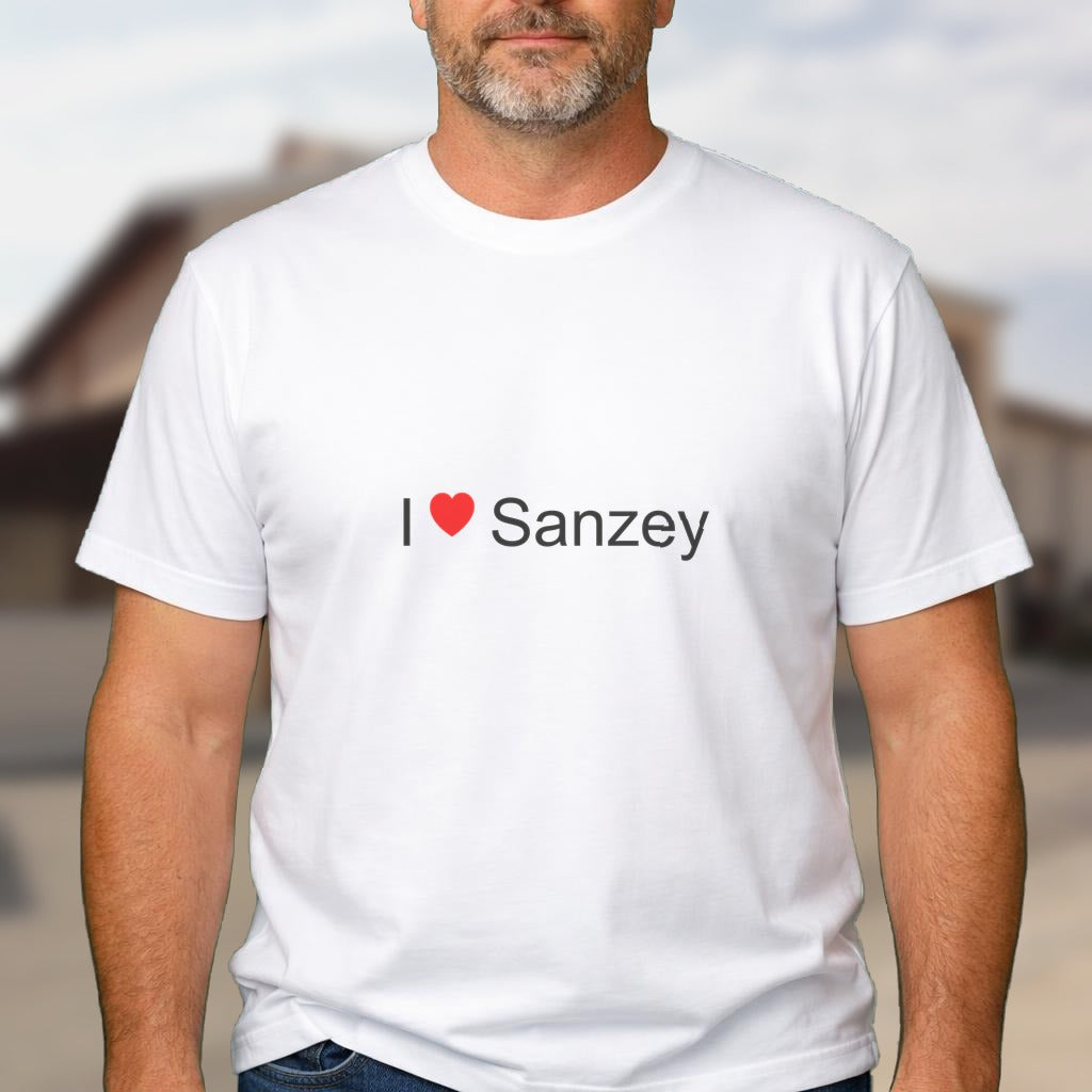 T-shirt I love sanzey