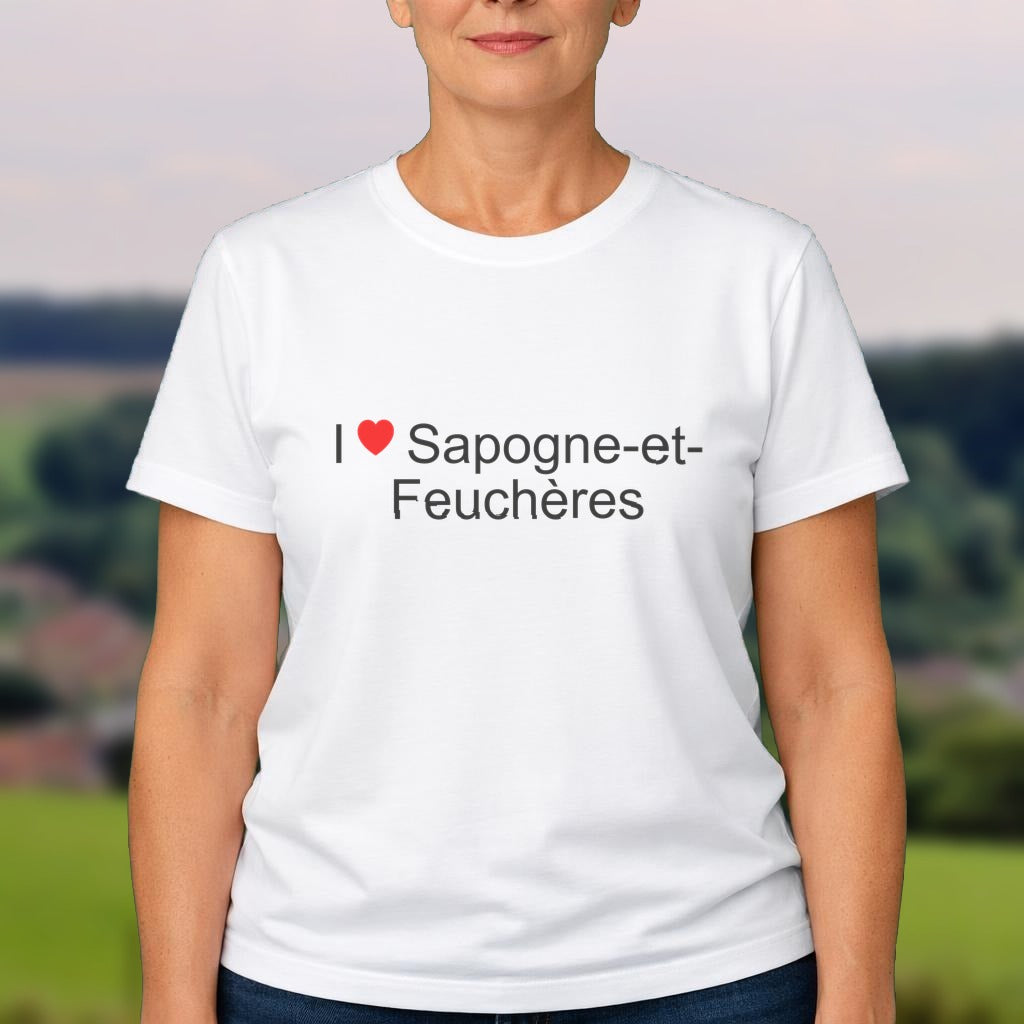 T-shirt I love sapogne-et-feuchères