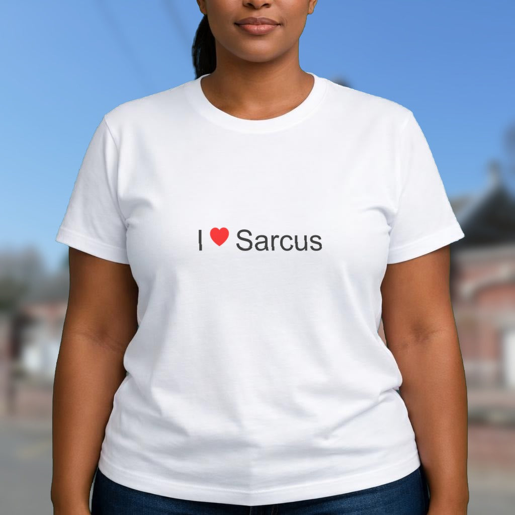T-shirt I love sarcus