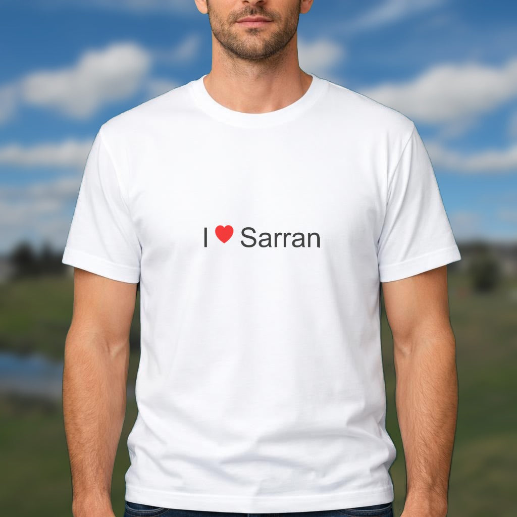 T-shirt I love sarran