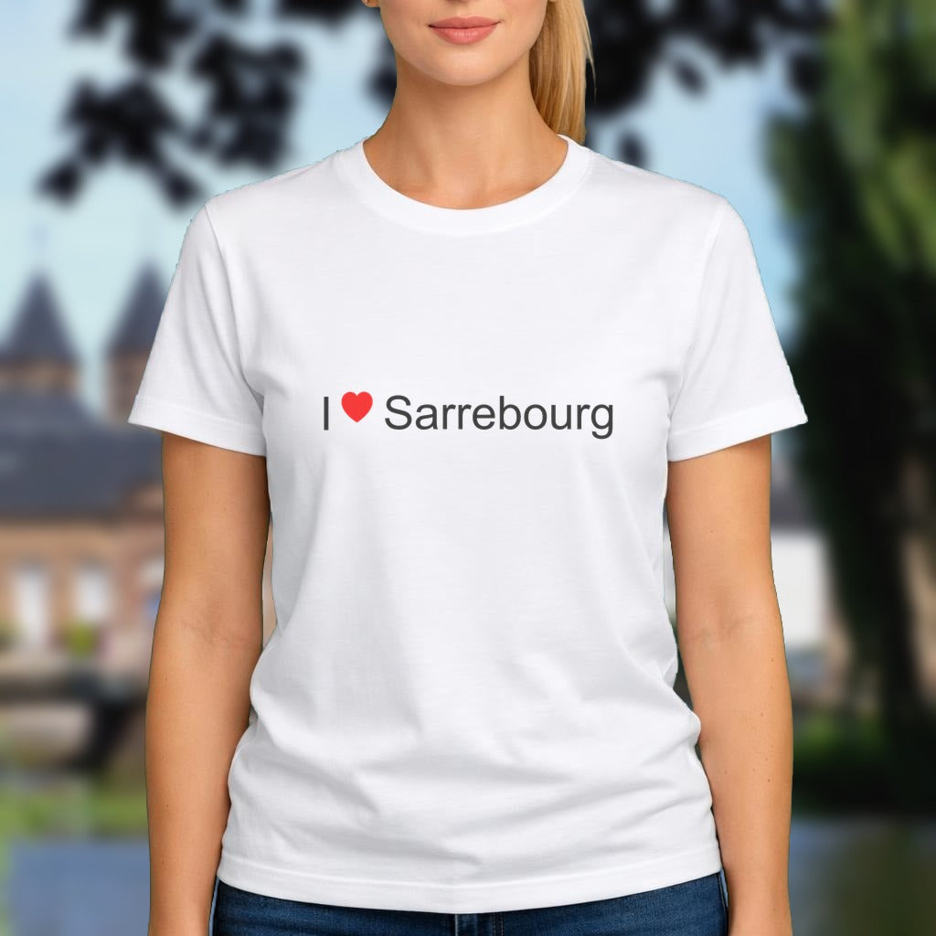 T-shirt I love sarrebourg