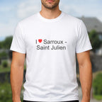 T-shirt I love sarroux - saint julien