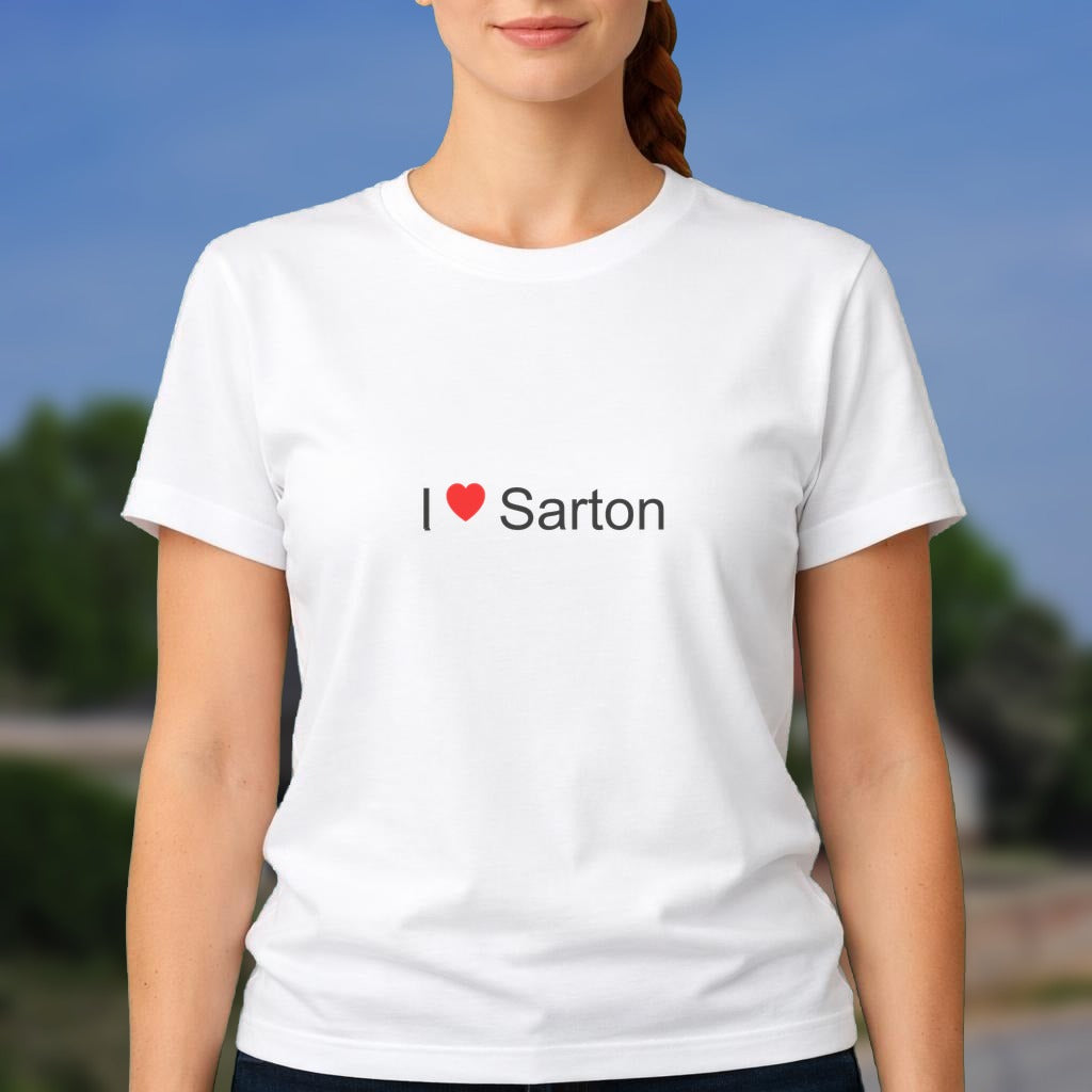 T-shirt I love sarton