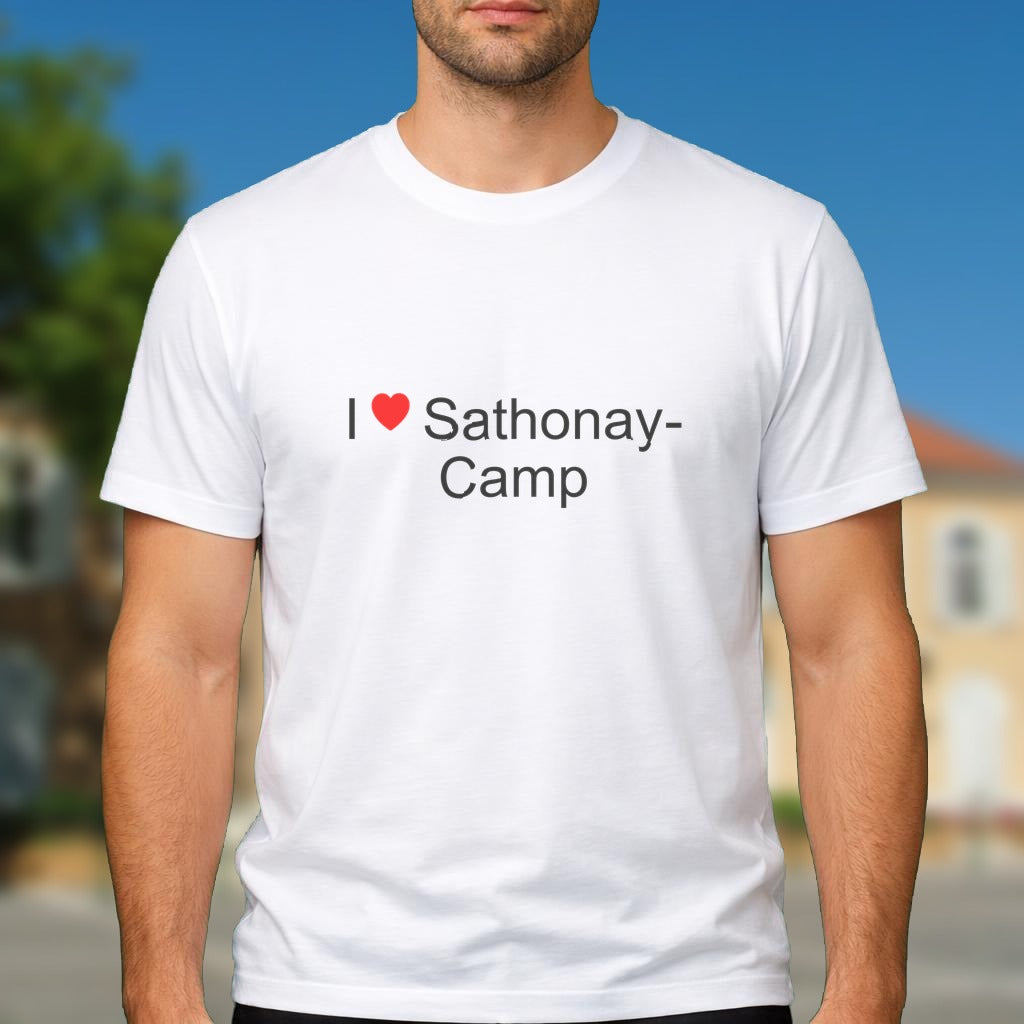 T-shirt I love sathonay-camp