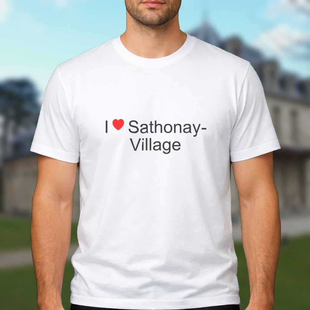 T-shirt I love sathonay-village
