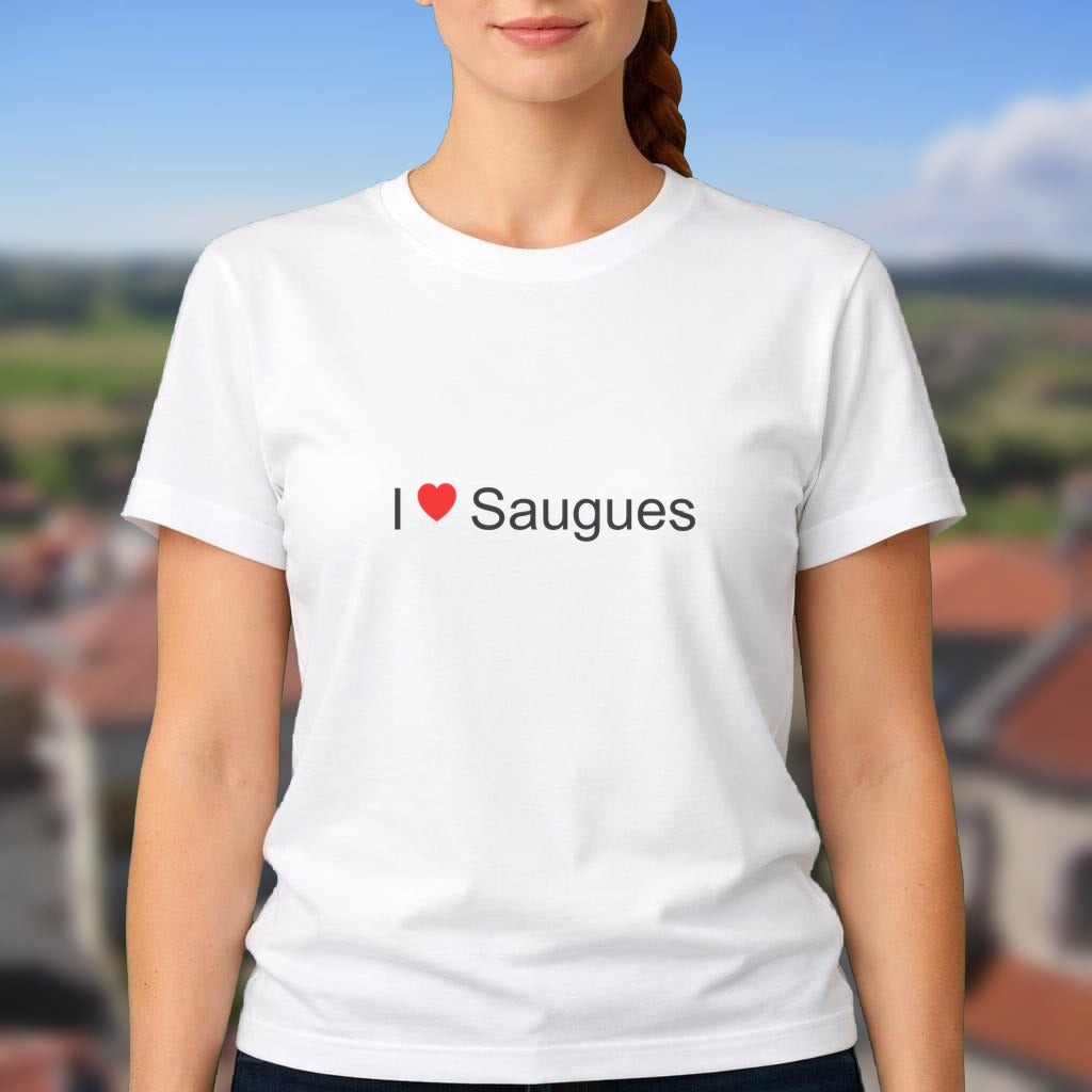 T-shirt I love saugues