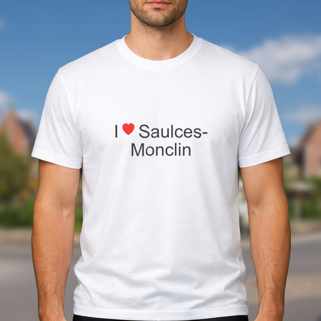 T-shirt I love saulces-monclin