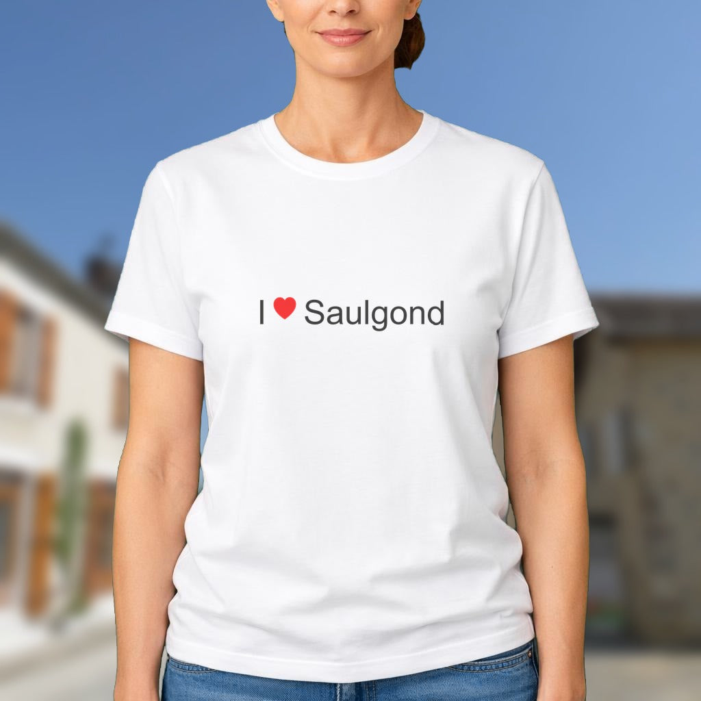 T-shirt I love saulgond