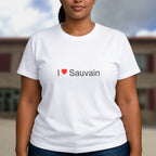 T-shirt I love sauvain