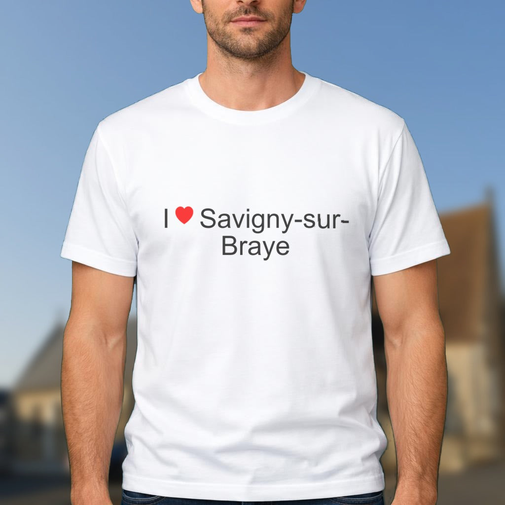 T-shirt I love savigny-sur-braye