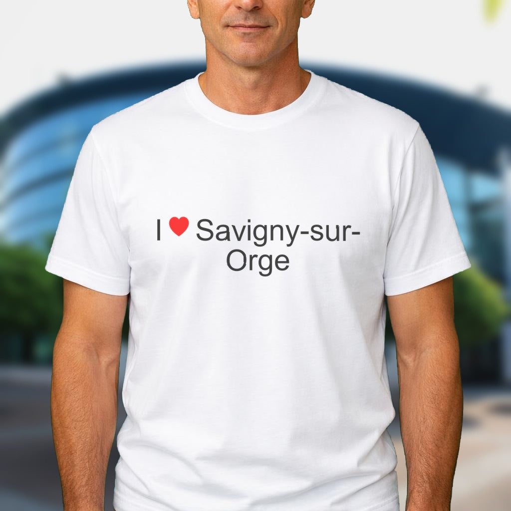 T-shirt I love savigny-sur-orge