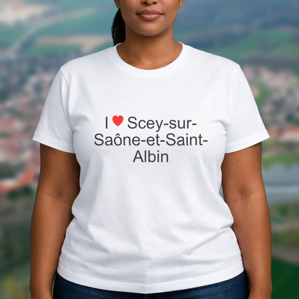 T-shirt I love scey-sur-saône-et-saint-albin