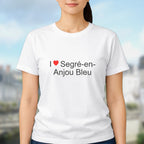 T-shirt I love segré-en-anjou bleu