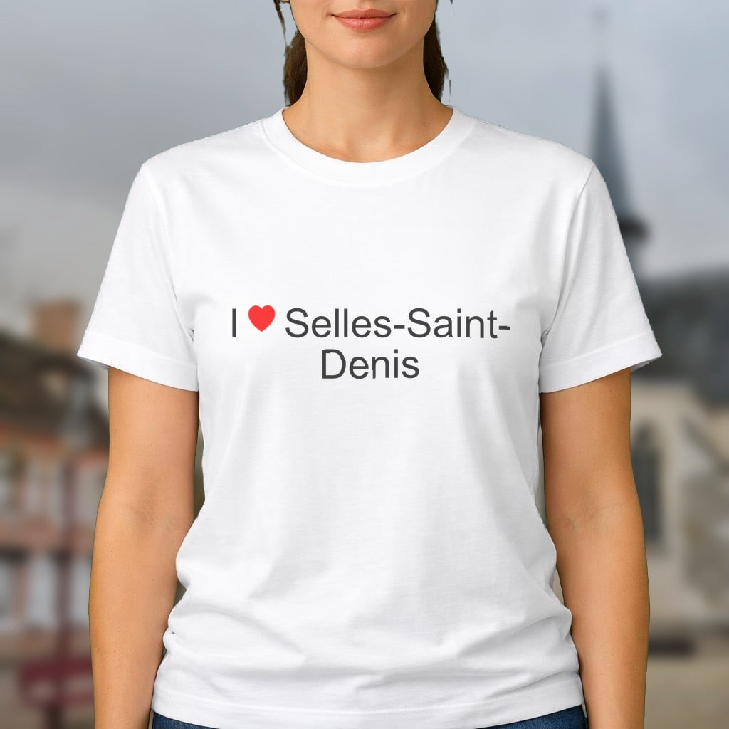 T-shirt I love selles-saint-denis