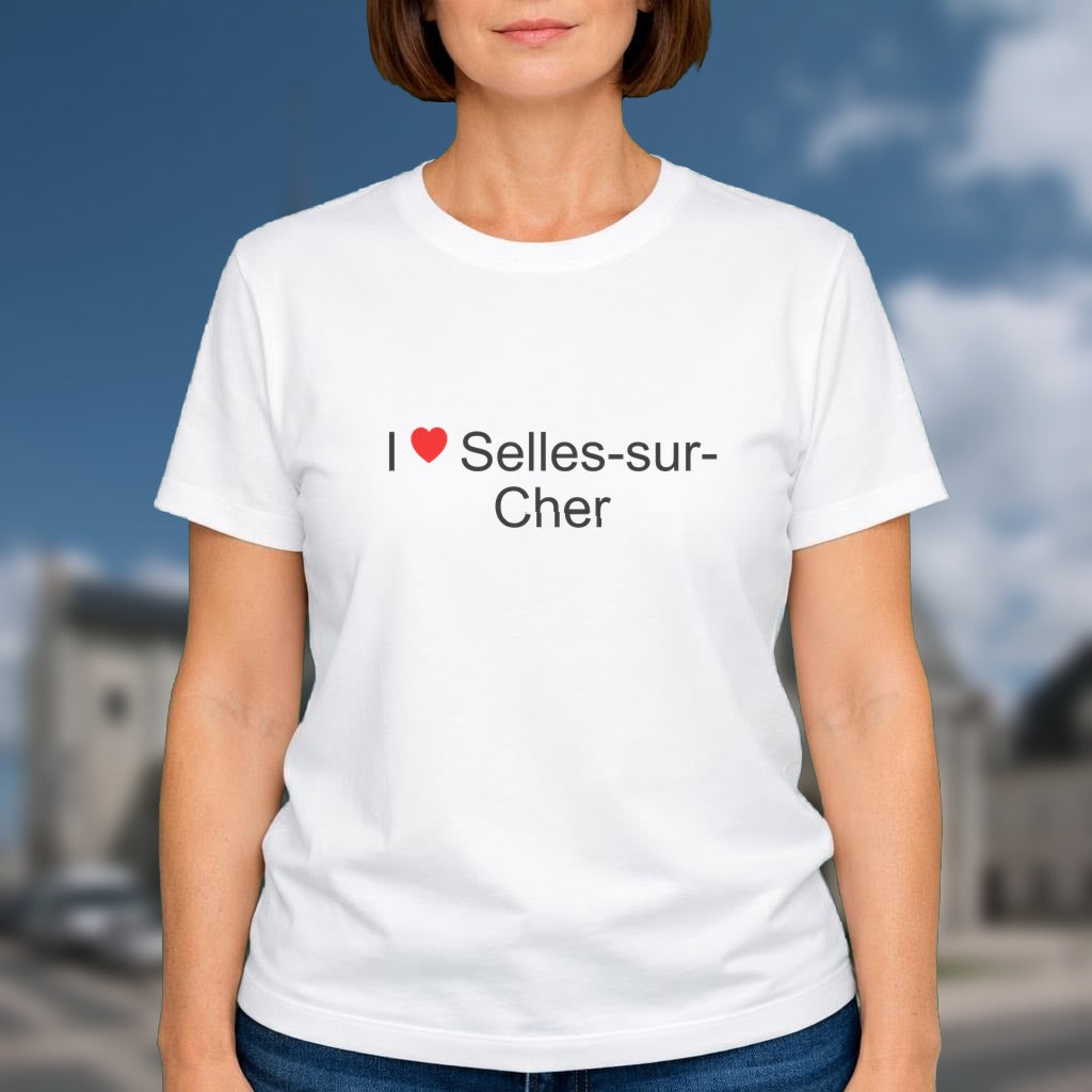 T-shirt I love selles-sur-cher