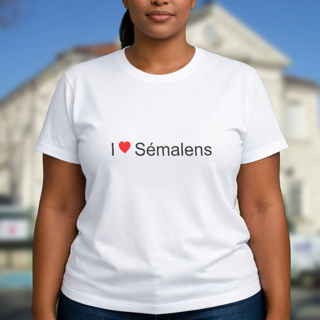 T-shirt I love sémalens