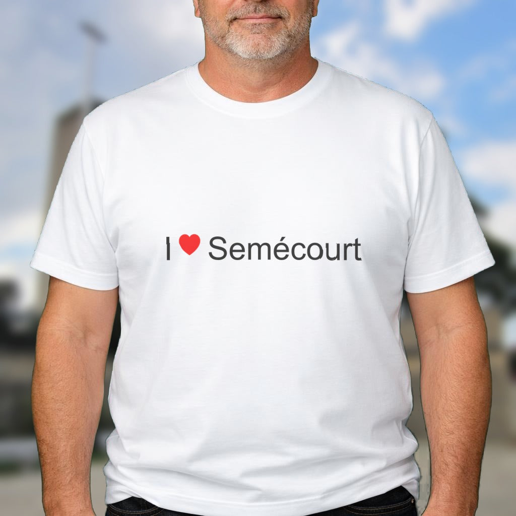 T-shirt I love semécourt