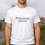 T-shirt I love sémézies-cachan