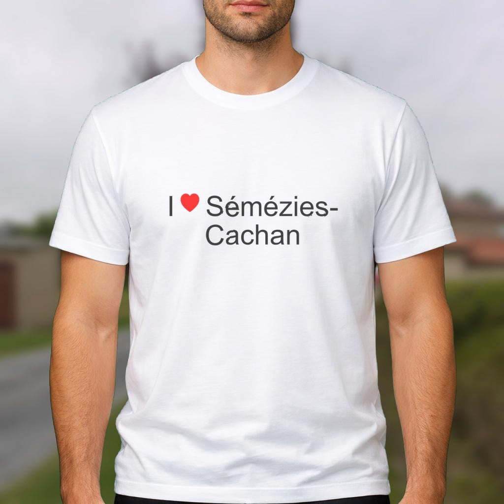 T-shirt I love sémézies-cachan