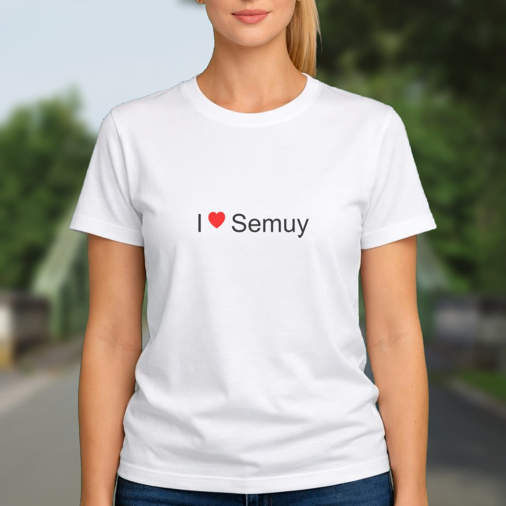 T-shirt I love semuy