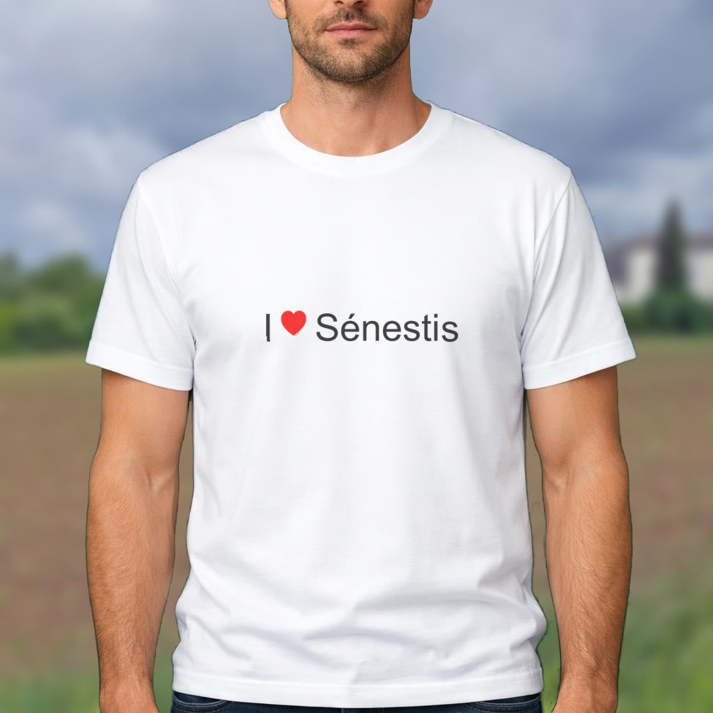T-shirt I love sénestis