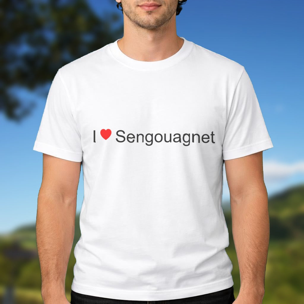 T-shirt I love sengouagnet