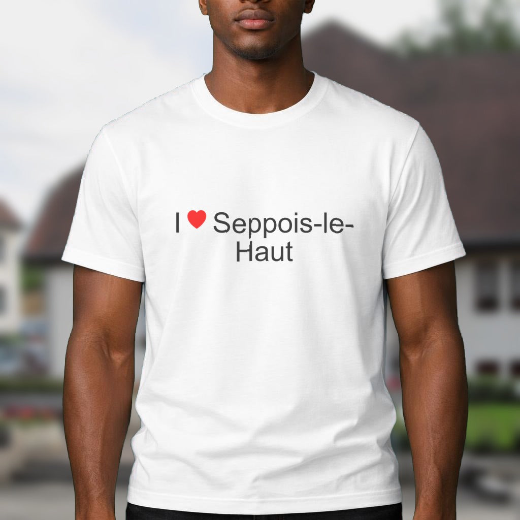T-shirt I love seppois-le-haut