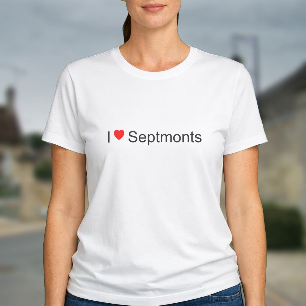 T-shirt I love septmonts