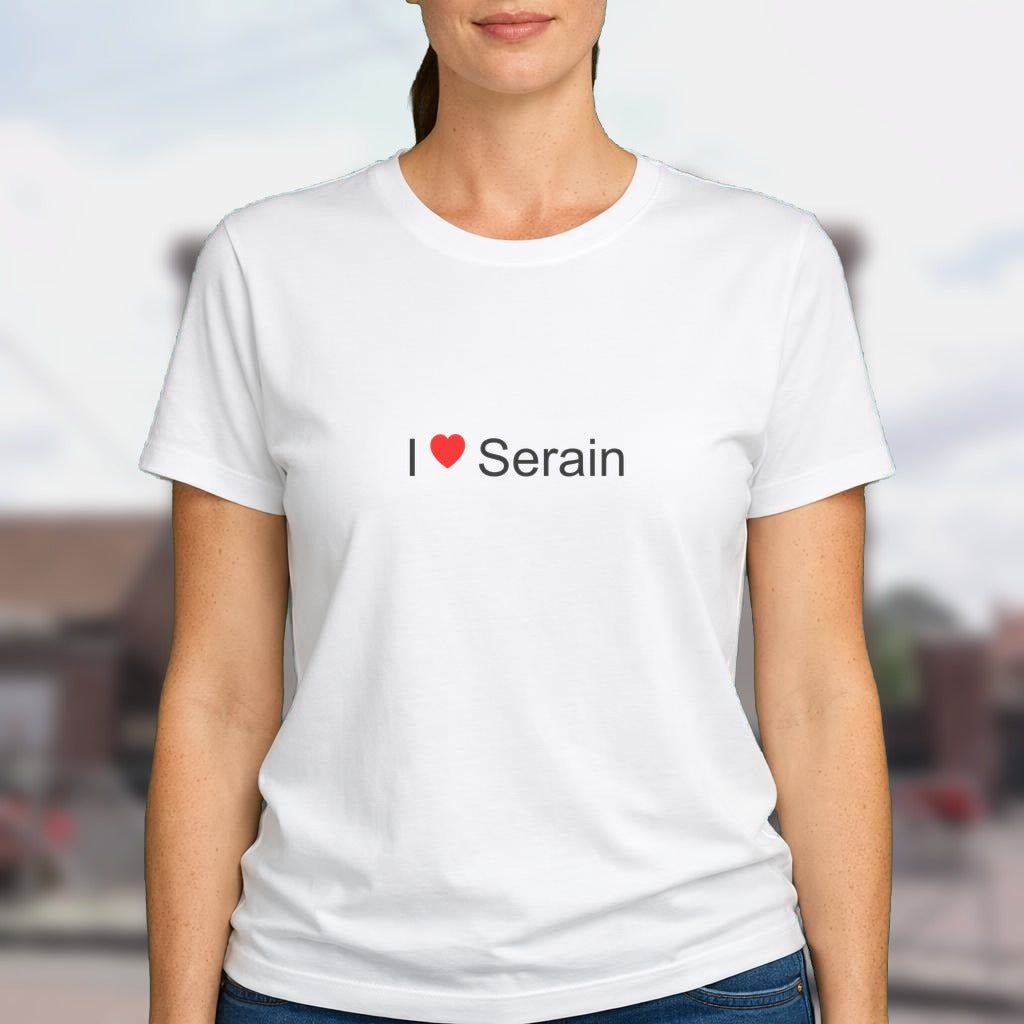 T-shirt I love serain