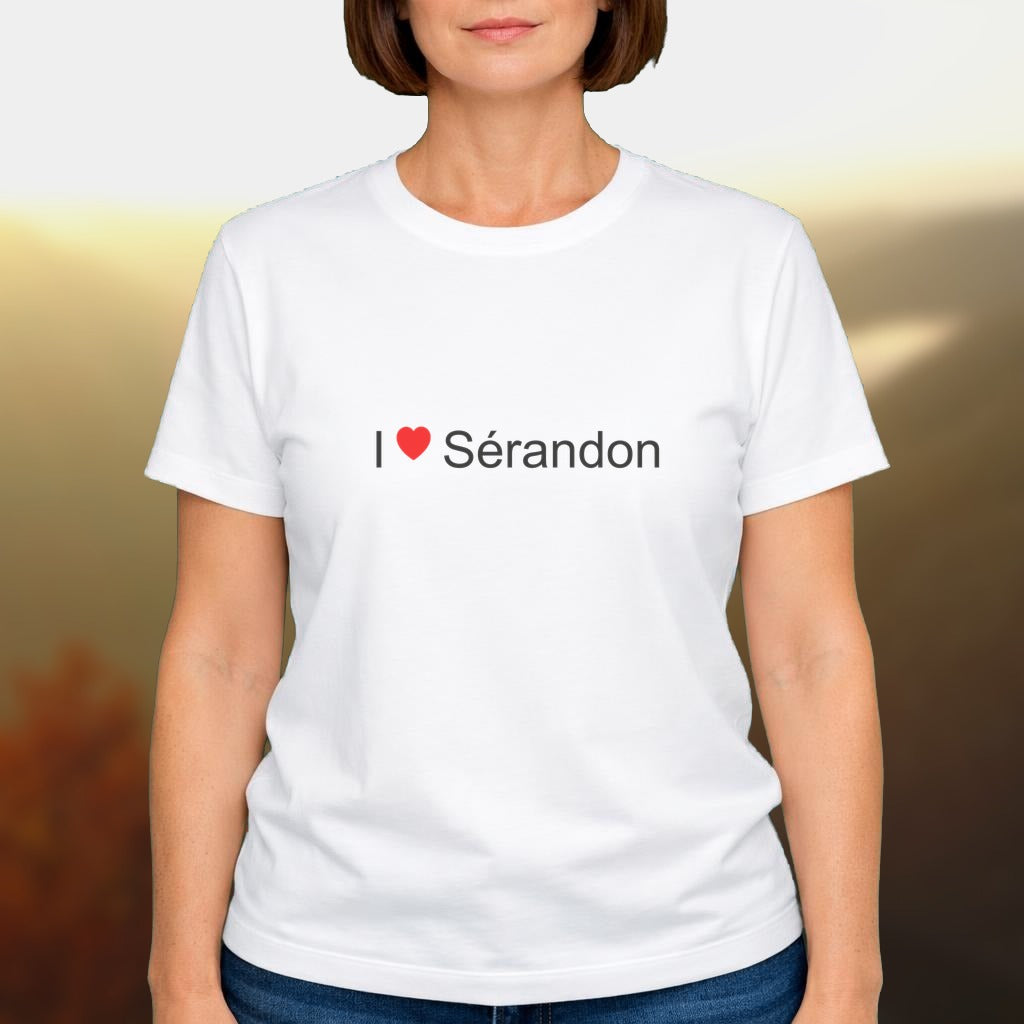 T-shirt I love sérandon