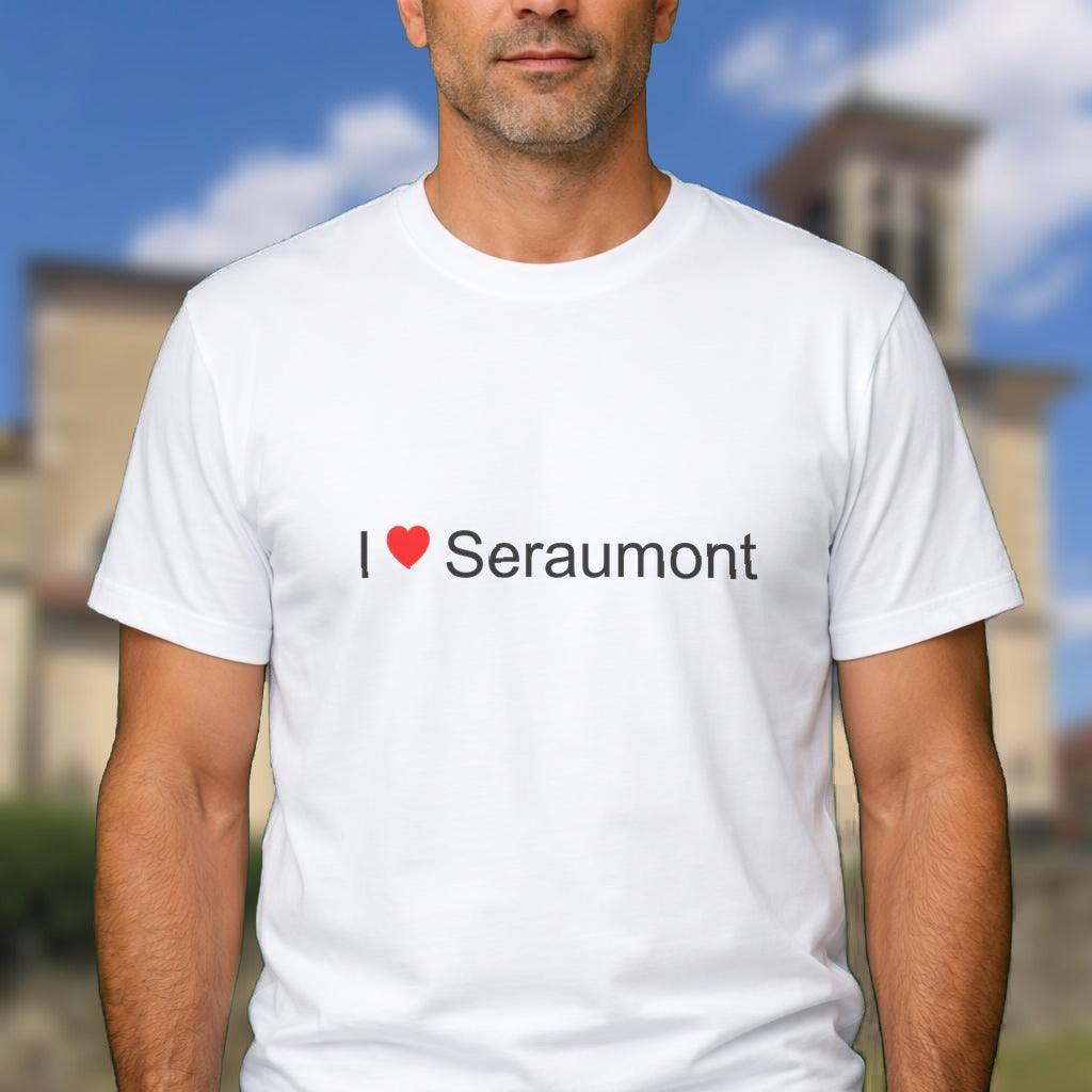 T-shirt I love seraumont