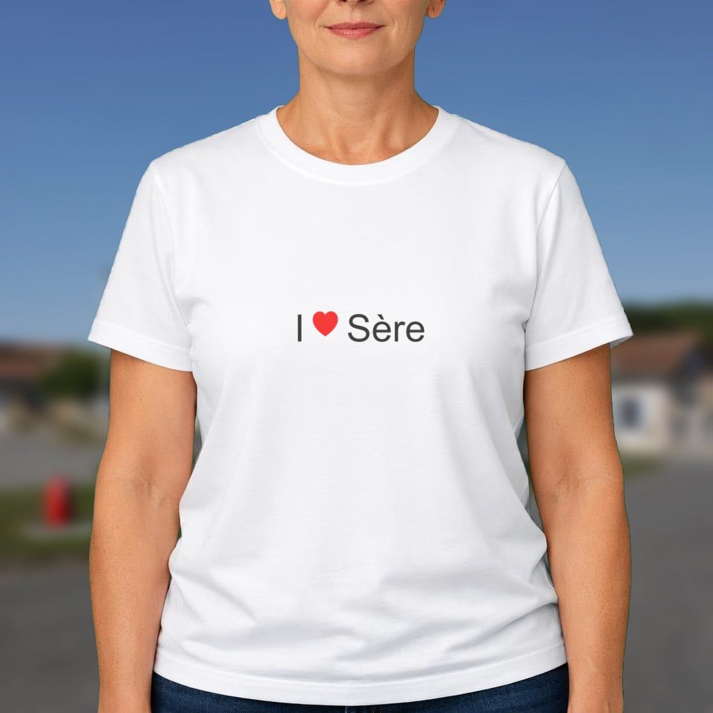 T-shirt I love sère