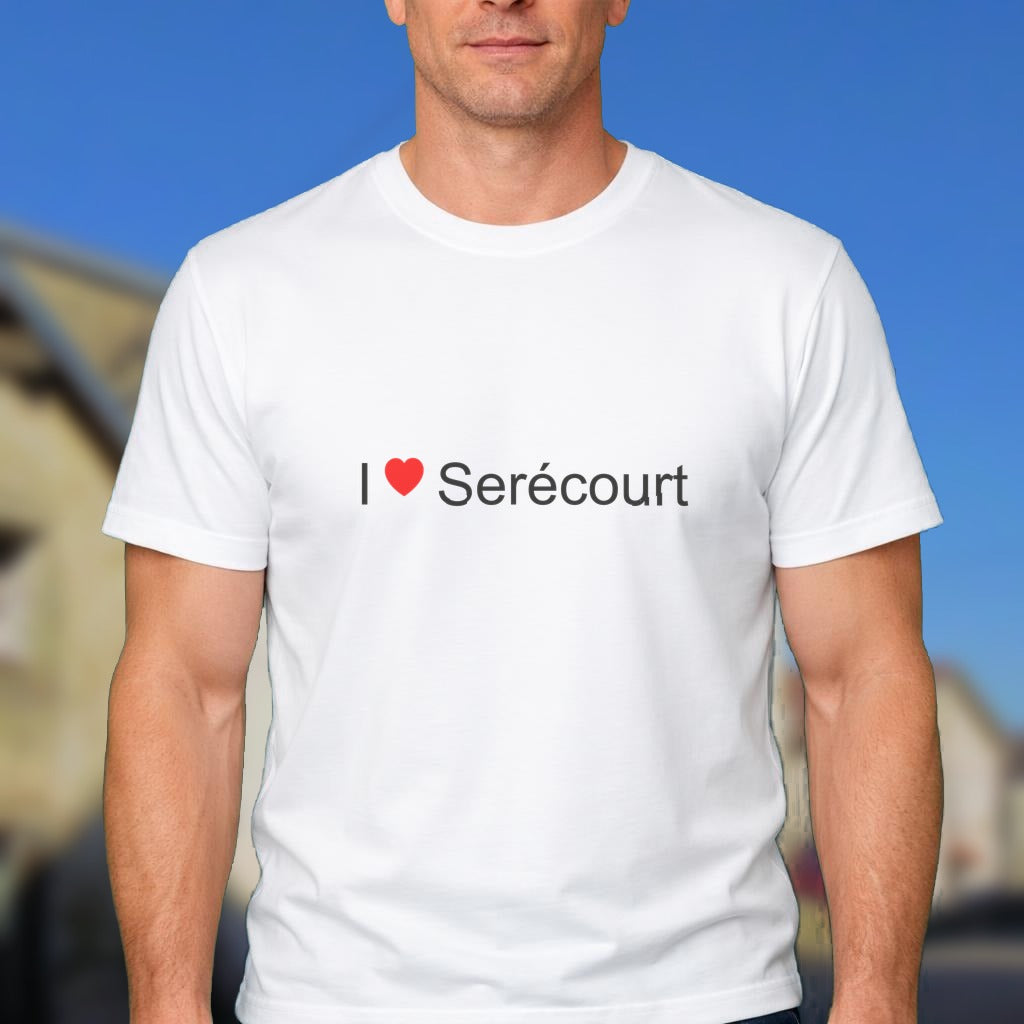 T-shirt I love serécourt