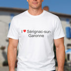 T-shirt I love sérignac-sur-garonne