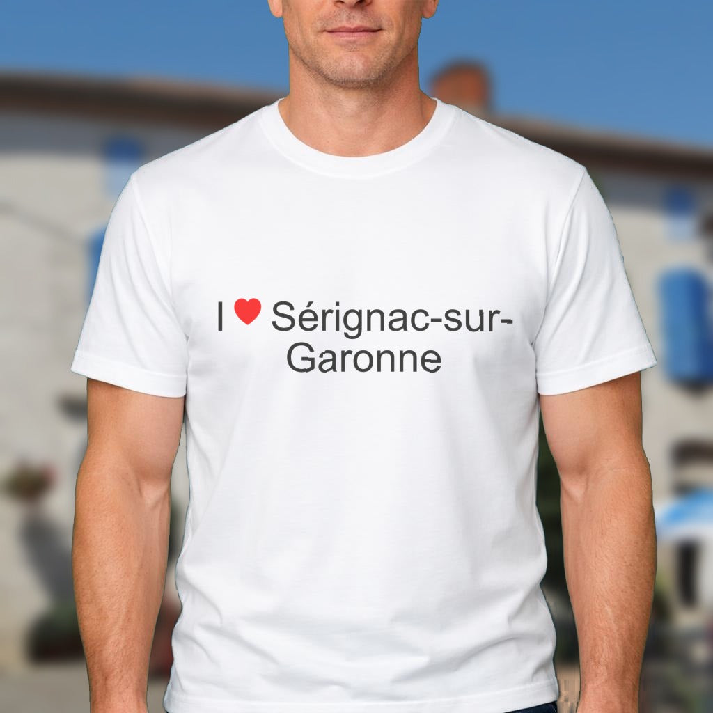 T-shirt I love sérignac-sur-garonne