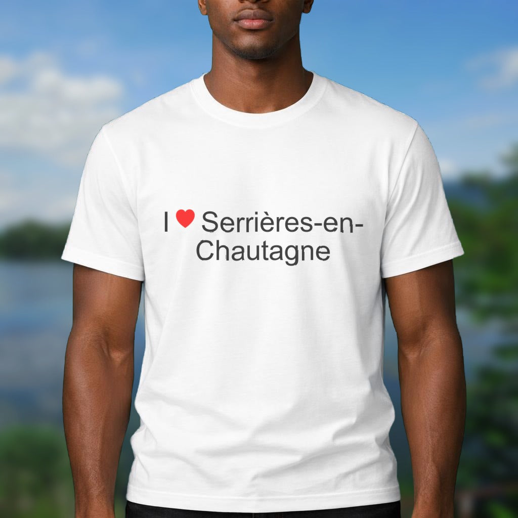 T-shirt I love serrières-en-chautagne