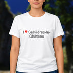 T-shirt I love servières-le-château