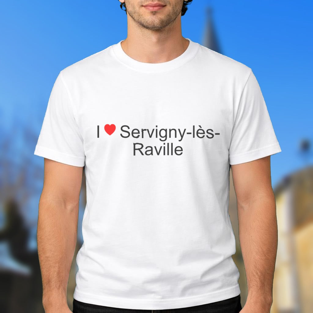 T-shirt I love servigny-lès-raville