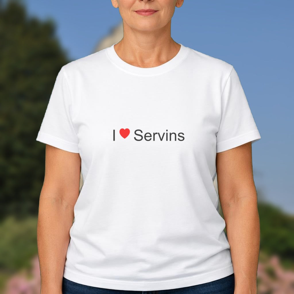 T-shirt I love servins