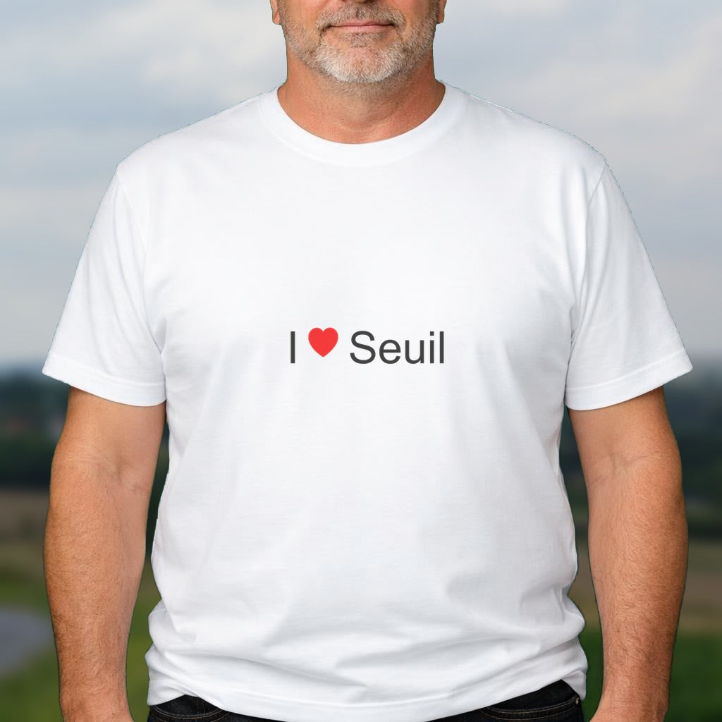 T-shirt I love seuil