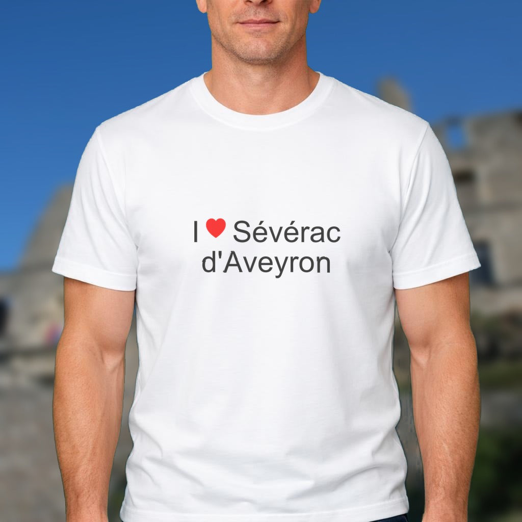 T-shirt I love sévérac d'aveyron