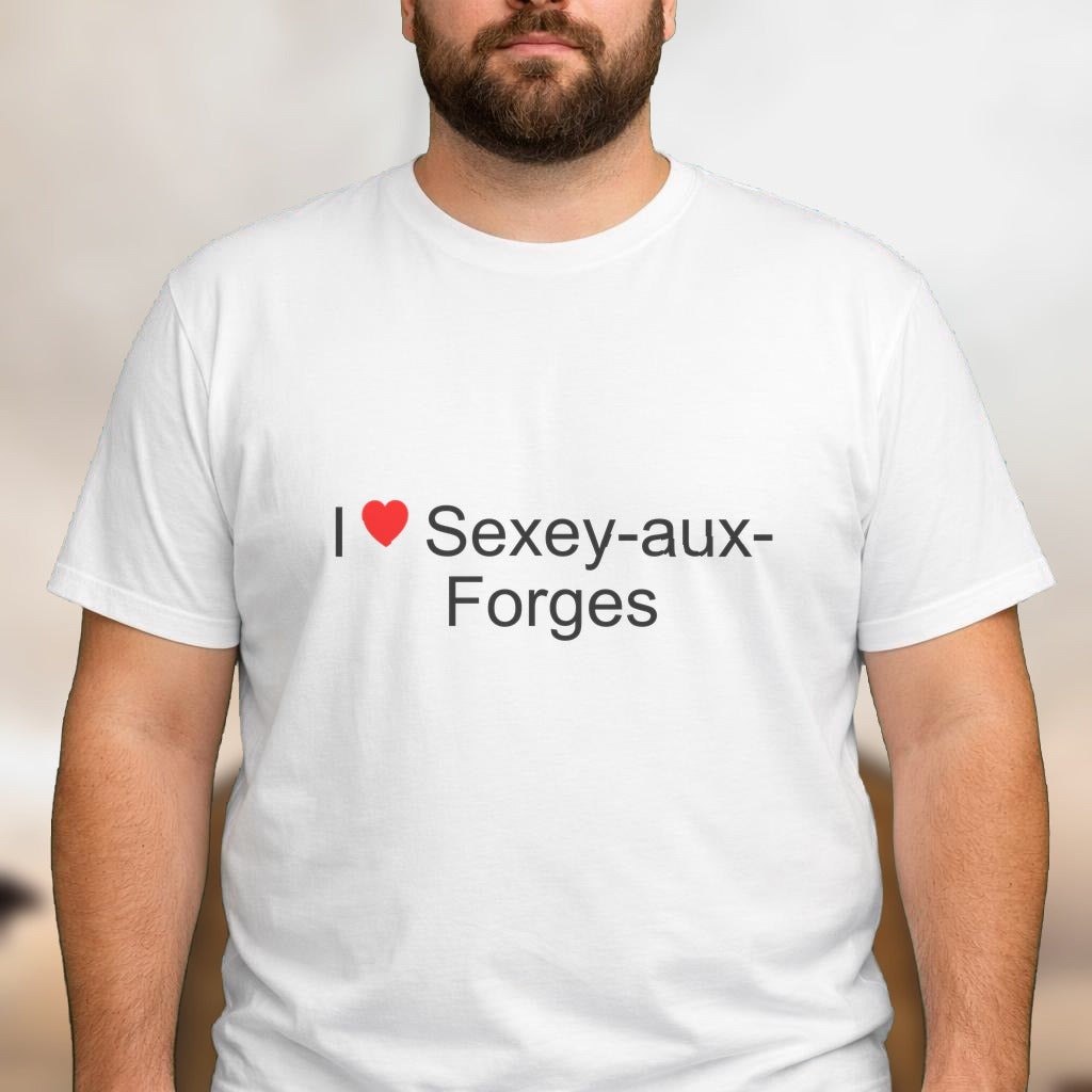 T-shirt I love sexey-aux-forges