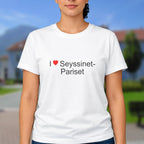 T-shirt I love seyssinet-pariset
