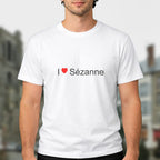 T-shirt I love sézanne
